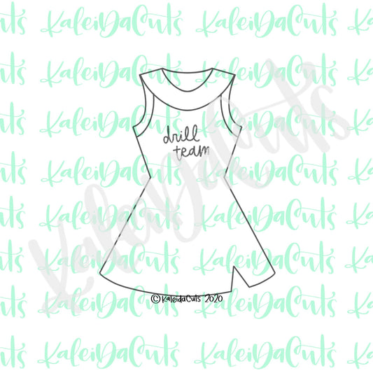 Drill Team Uniform Cookie Cutter