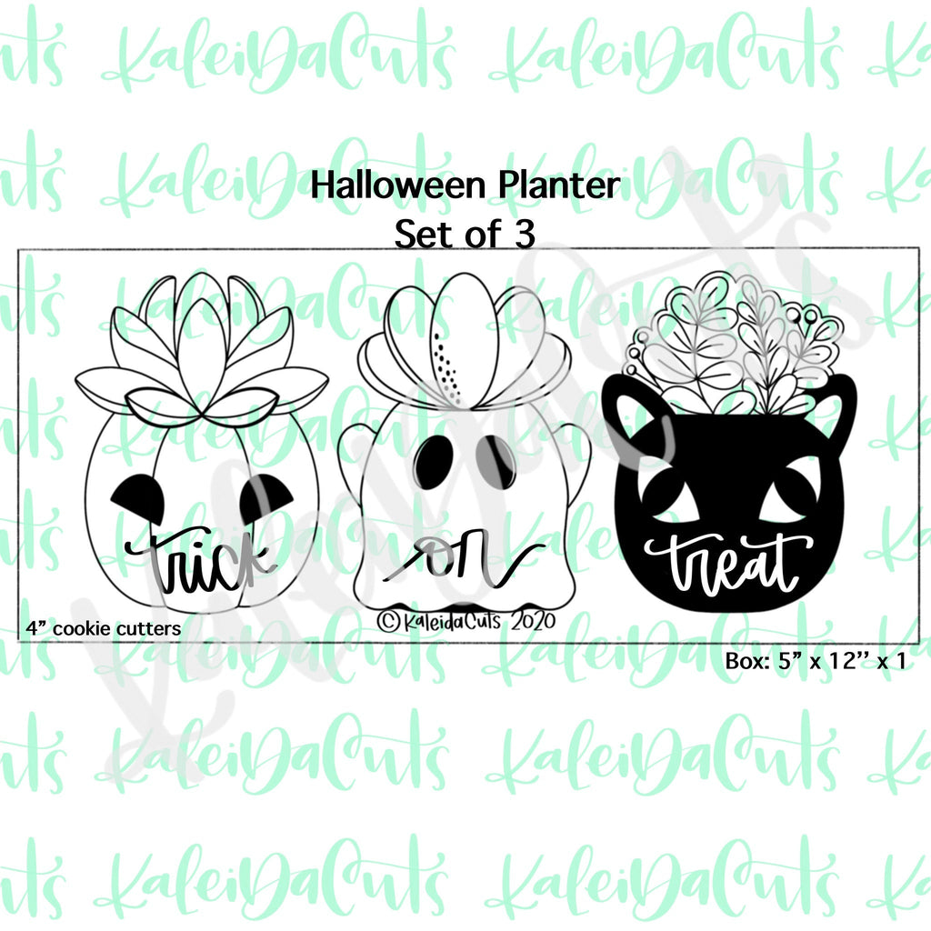 Halloween Planter Set of 3 Cookie Cutters
