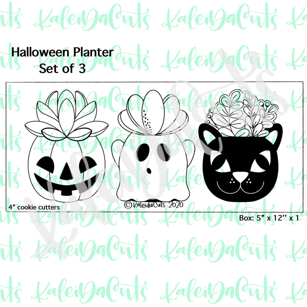 Halloween Planter Set of 3 Cookie Cutters