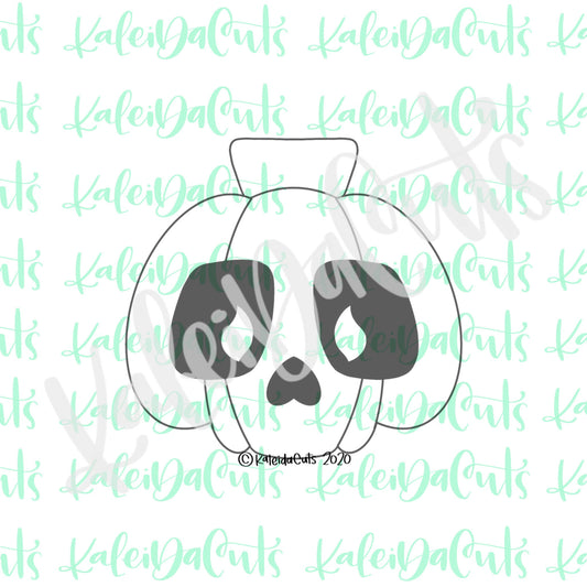 Pumpkin Skull Cookie Cutter