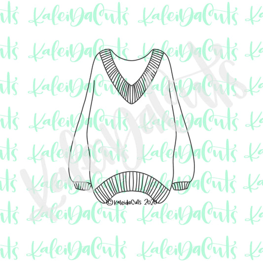 Slouchy Tunic Sweater Cookie Cutter