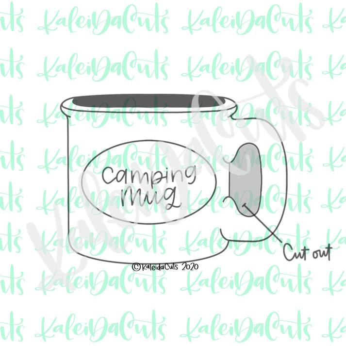 Cwc Cookie Cutter Mug Camping Mug Cookie Cutter – KaleidaCuts