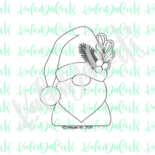 Floral Gnome Cookie Cutter