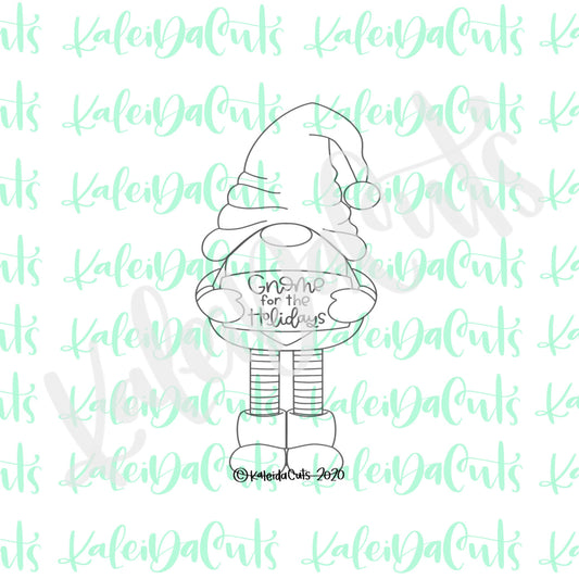 Gnome with Dangly Legs Cookie Cutter