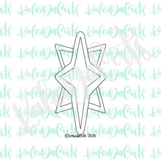 Tall Star Cookie Cutter (cookie stick)
