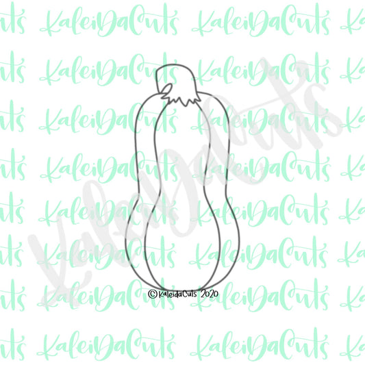 Tall Gourd Cookie Cutter (cookie stick)