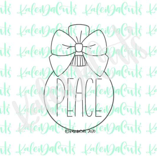 Farmhouse Ornament Bow Cookie Cutter