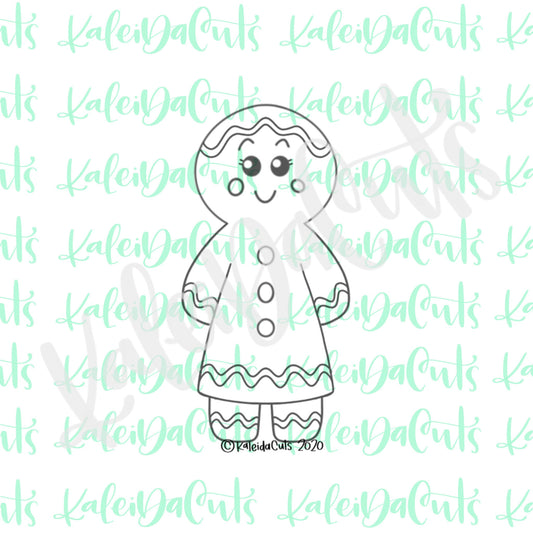 Tall Gingerwoman Cookie Cutter