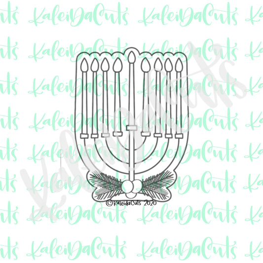 Chanukiah Cookie Cutter