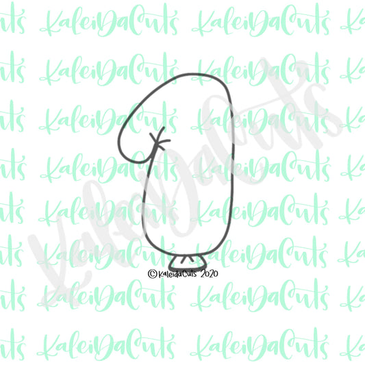 Balloon Number 1 Cookie Cutter