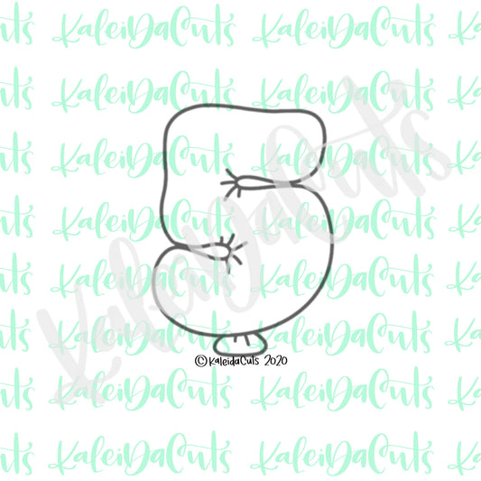 Balloon Number 5 Cookie Cutter