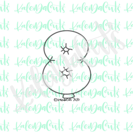 Balloon Number 8 Cookie Cutter