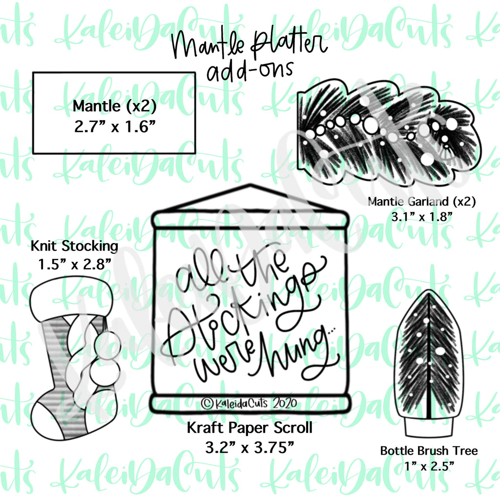 Mantle Platter Add on Cookie Cutters
