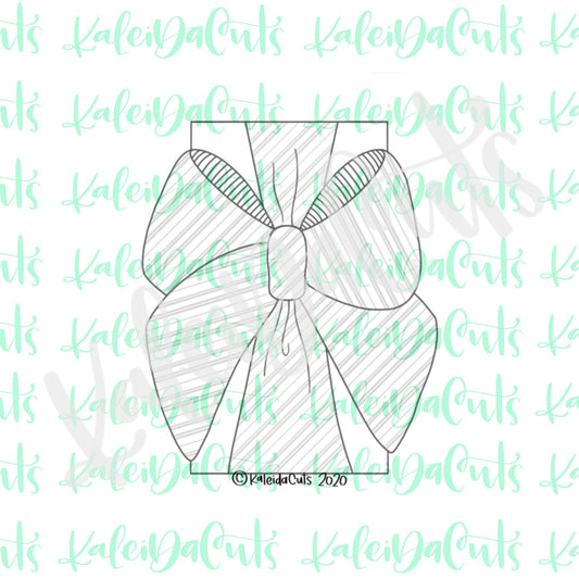 Present Big Bow Cookie Cutter