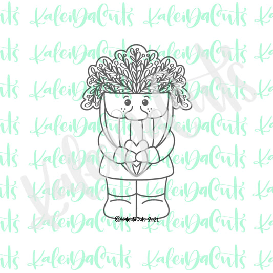 Gnome Planter Cookie Cutter