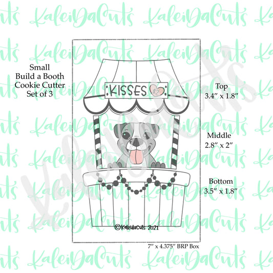 Small Build a Booth Cookie Cutter - Set of 3