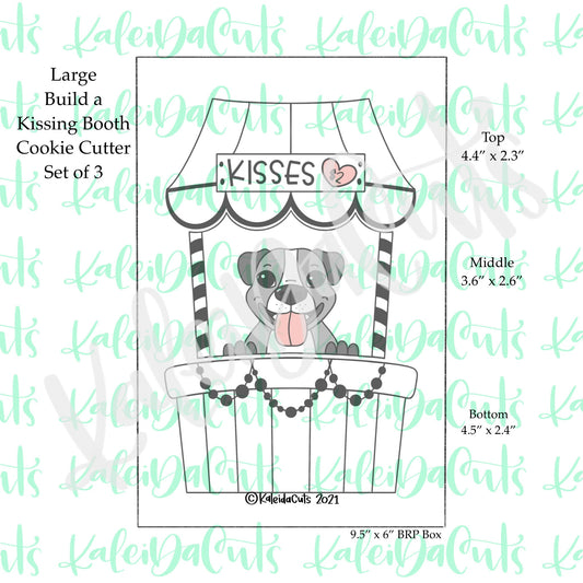 Large Build a Booth Cookie Cutter - Set of 3