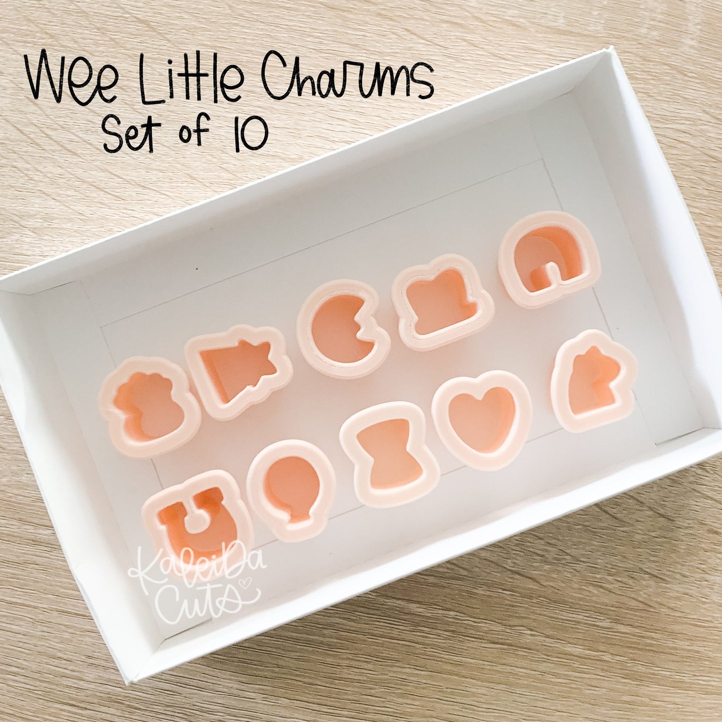 Clay Charms Cutter Set of 10