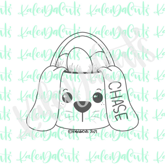 Bunny Basket Cookie Cutter
