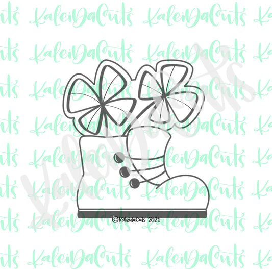Leprechaun Boot Bouquet Cookie Cutter