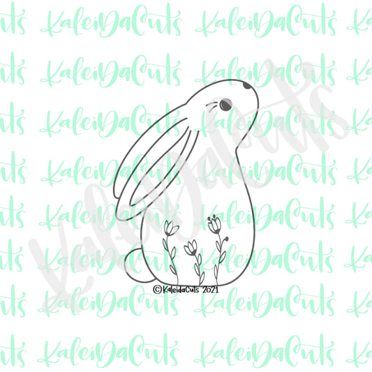 Folksy Bunny 1 Cookie Cutter