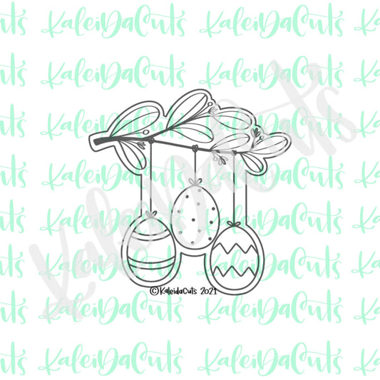 Decorative Egg Branch Cookie Cutter