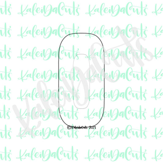 Tall Letter O Cookie Cutter