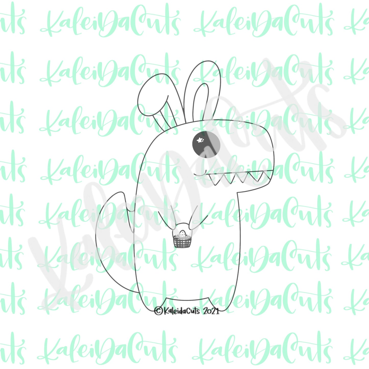 Easter Rex Cookie Cutter