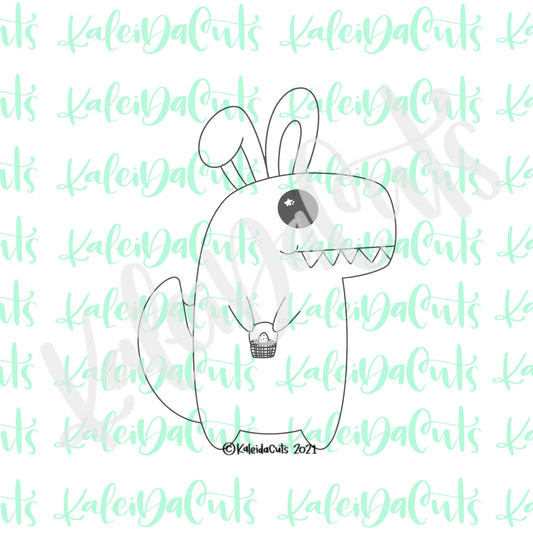 Easter Rex Cookie Cutter