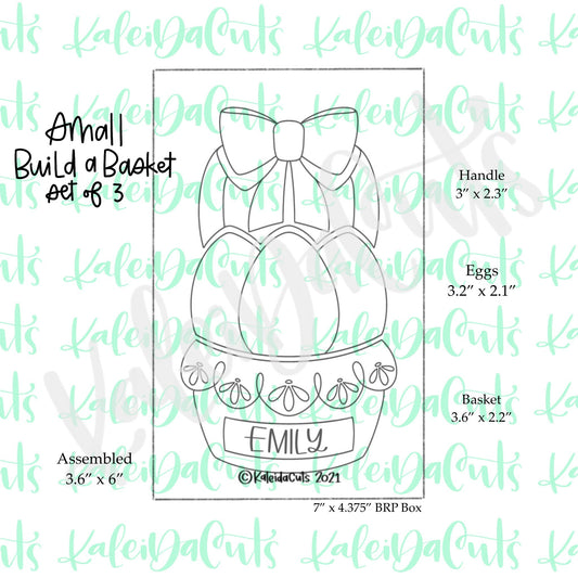Small Build a Basket Cookie Cutter Set of 3