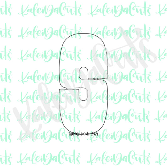 Tall Letter S Cookie Cutter