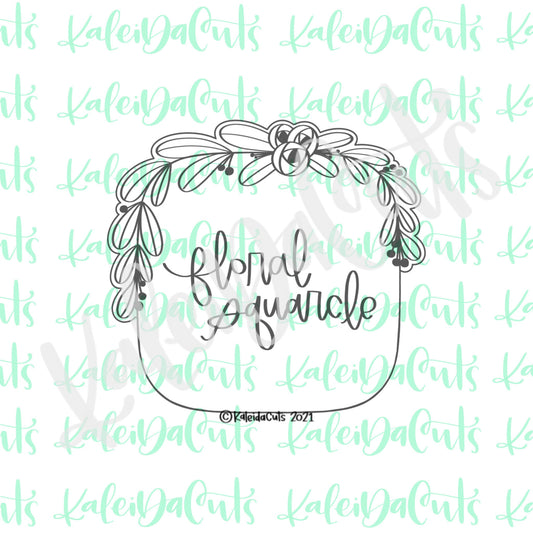 Floral Squarcle Cookie Cutter