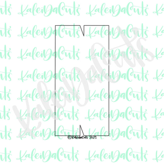 Tall Letter N Cookie Cutter