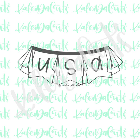 Tassel Bunting Cookie Cutter