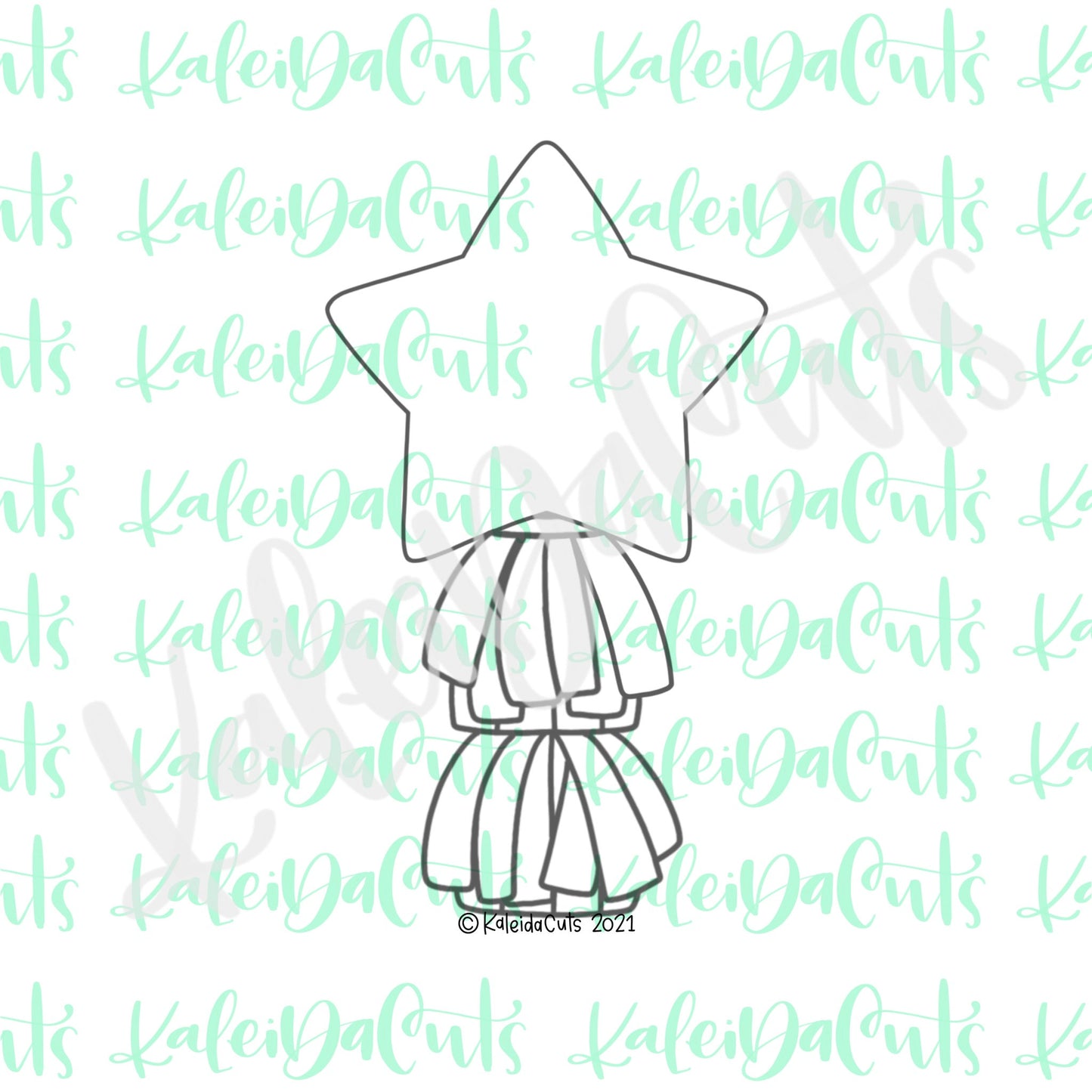 Star Tassel Balloon Cookie Cutter