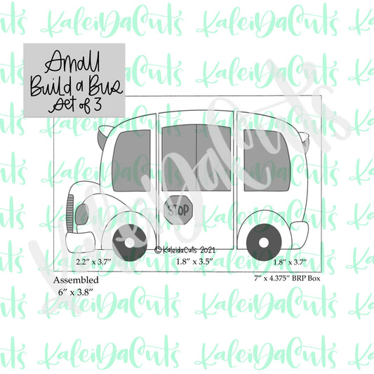 Small Build a Bus Set of 3 Cookie Cutters