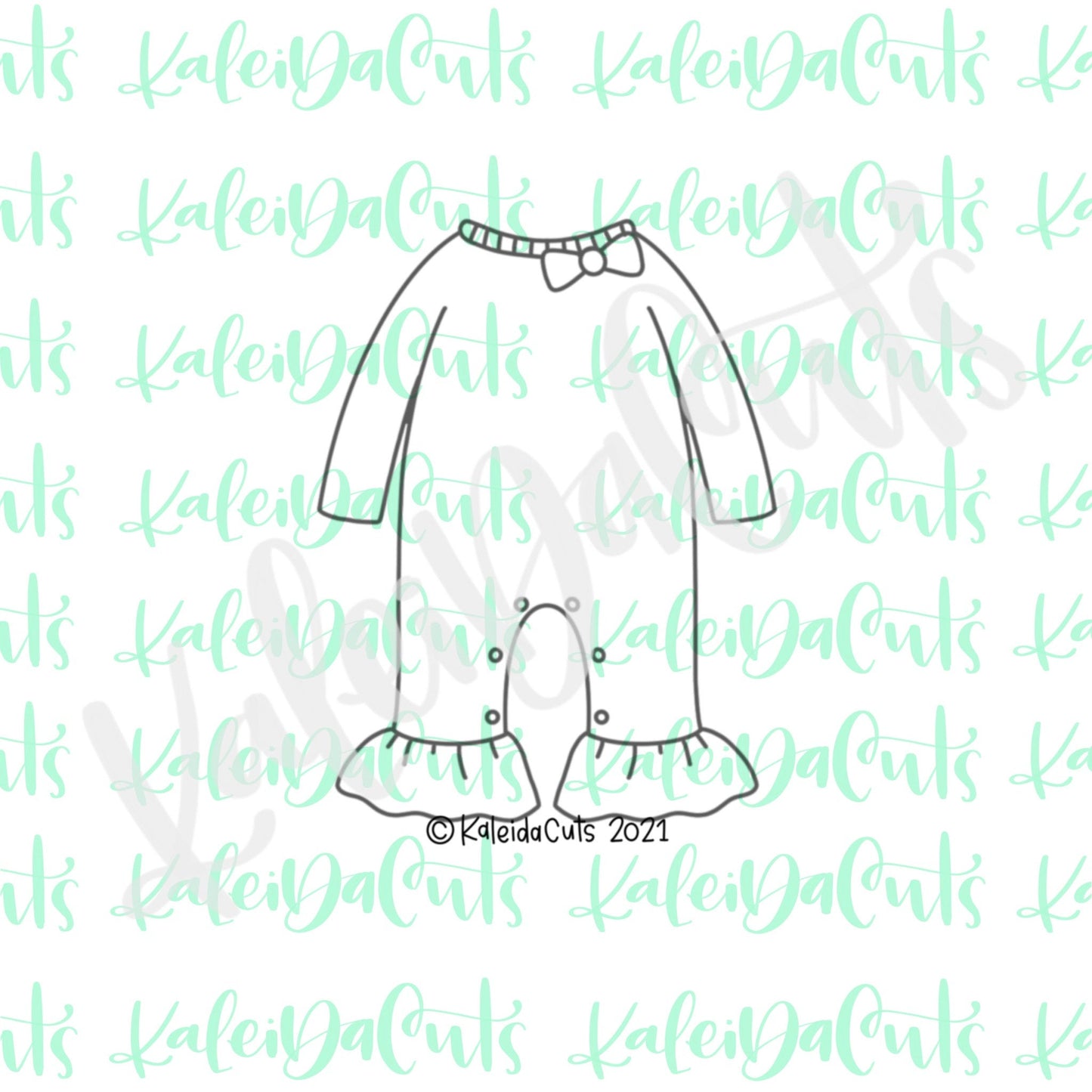Flutter Leg Romper Cookie Cutter