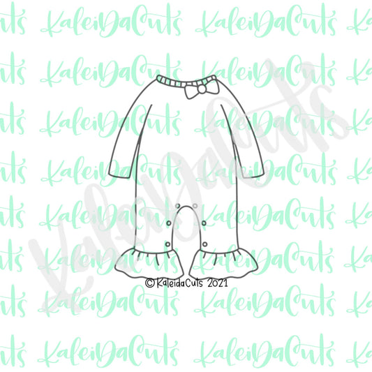 Flutter Leg Romper Cookie Cutter