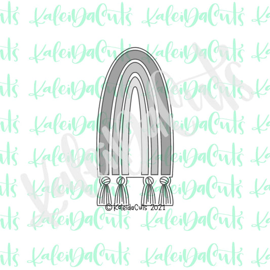 Tall Tassel Rainbow Cookie Cutter