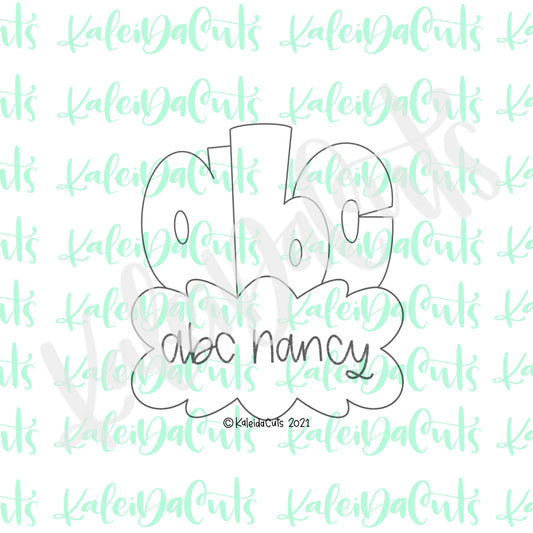 ABC Nancy Plaque Cookie Cutter