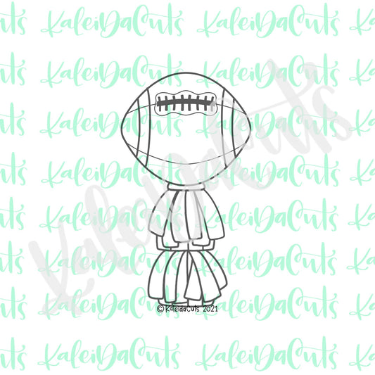 Football Tassel Balloon Cookie Cutter
