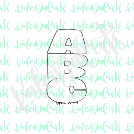 ABC Stick Cookie Cutter