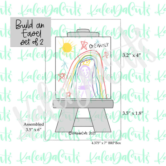 Build an Easel Set of 2 Cookie Cutters