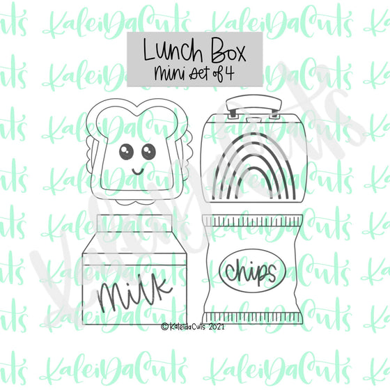 Lunch Box Mini Set of 4 Cookie Cutters