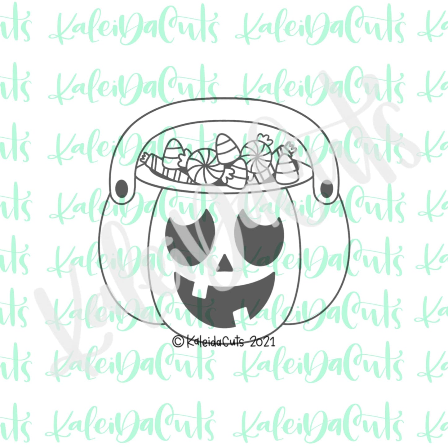 Pumpkin Candy Pail Cookie Cutter