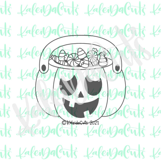 Pumpkin Candy Pail Cookie Cutter