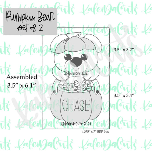 Pumpkin Bear Set of 2 Cookie Cutters