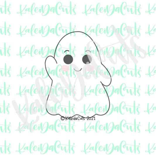 Waving Ghost Cookie Cutter