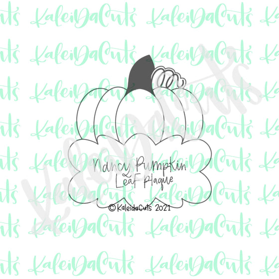 Nancy Pumpkin Leaf Plaque Cookie Cutter