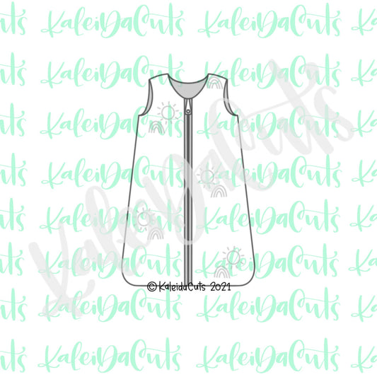 Baby Sleeper Sack Cookie Cutter